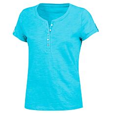 T-Shirt mit Knopfleiste