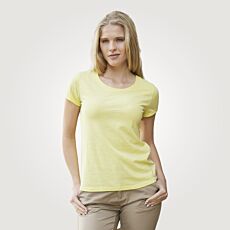 Basic T-Shirt Flammgarn-Optik