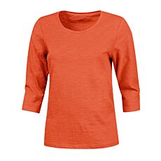 Basic 3/4 Arm Shirt Flammgarn-Optik
