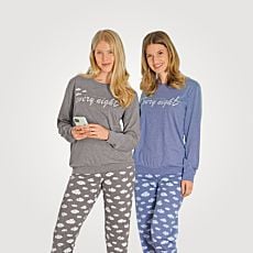 Pyjama Artime à bordures pour dames