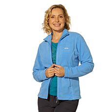 Veste fleece dames avec col droit