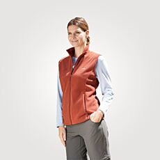 Gilet en fleece dames avec col droit