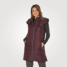 Gilet matelassé moderne de forme longue