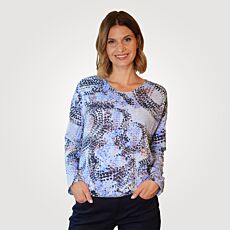 Artime Langarmshirt mit Allover-Print