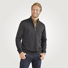 Troyer-Pullover mit Merinowolle