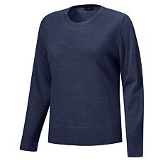 Rundhals-Pullover mit Merinowolle