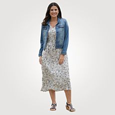 Robe Artime midi à l'imprimé fleuri