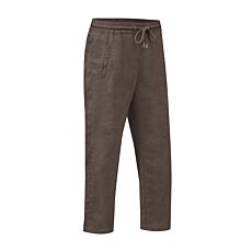 Pantalon estival en lin anthracite