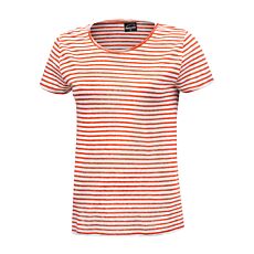 Sommerlich gestreiftes Leinen T-Shirt