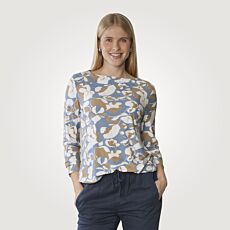 Blouse imprimée à manches longues