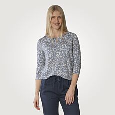 Blouse imprimée en polyester / viscose