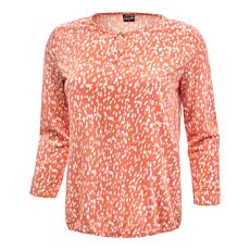 Bedruckte Bluse aus Polyester / Viscose