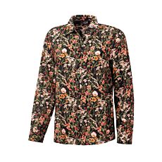 Langarmbluse florales Print mit Hemdkragen