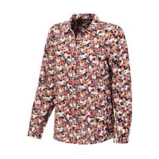 Langarmbluse Blümchen Print mit Hemdkragen