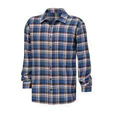 Kariertes Flanellhemd blau-braun