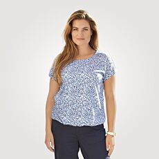 Bequemes T-Shirt mit floralem Print für Damen