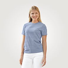 Sommerliches Damen-T-Shirt mit Ajourmuster