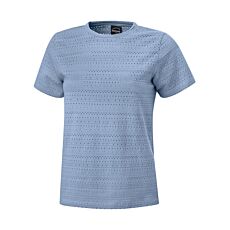Sommerliches Damen-T-Shirt mit Ajourmuster