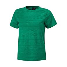 Sommerliches Damen-T-Shirt mit Ajourmuster