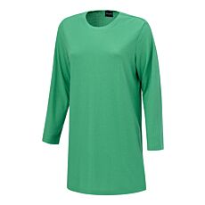 Longshirt à encolure arrondie et motif côtelé