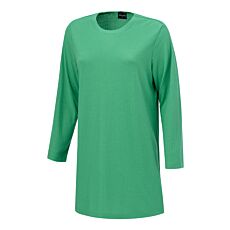 Longshirt mit Rundhalsausschnitt und Rippmuster