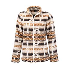 Bedruckte Damen Sherpa Fleece Jacke
