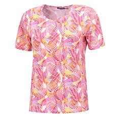 Damen Shirt mit Blätterprint