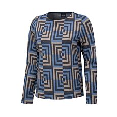 Sweat-shirt avec imprimé de carrés all-over