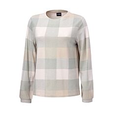 Bedrucktes Langarmshirt mit Karomuster