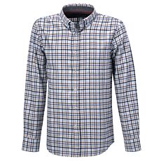 Kariertes Herrenhemd in Flanellqualität beige
