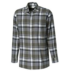 Chemise en flanelle en coton vert