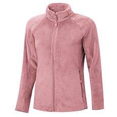 Kuschelige Damen Fleecejacke mit Stehkragen