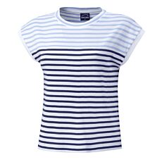 T-Shirt in Rippenstruktur gestreift