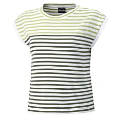 T-Shirt in Rippenstruktur gestreift