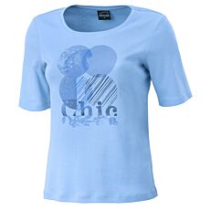 Damen T-Shirt mit Frontprint aus Baumwolle