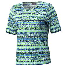 T-Shirt mit Allover-Print und Rundhalsausschnitt