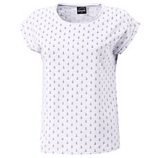 T-Shirt aus Baumwolle mit Anker-Print für Damen