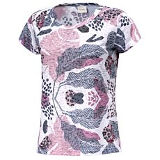T-Shirt in Ausbrenner-Optik mit botanischem Print