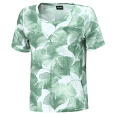 Damen T-Shirt mit floralem Allover-Print