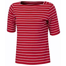 Streifenshirt mit Karreeausschnitt