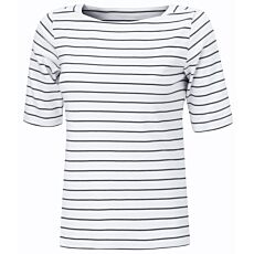 Streifenshirt mit Karreeausschnitt