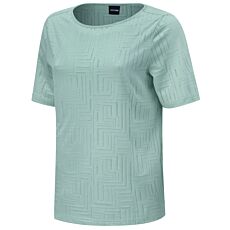 Shirt à éffet burn-out avec motif géométrique.
