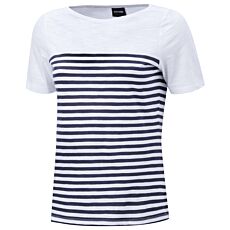 T-shirt rayé à manches mi-longues