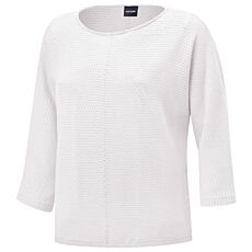Shirt mit 3/4 Ärmeln und Ajourmuster