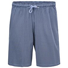 Short de pyjama imprimé avec 2 poches latérales bleu