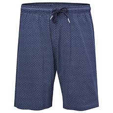 Short de pyjama imprimé avec 2 poches latérales marine