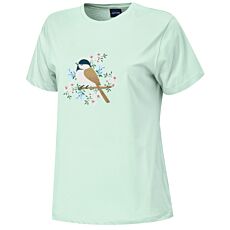 Damen Pyjama T-Shirt mit Printmotiv
