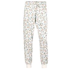 Bedruckte Pyjama Hose mit Bündchenabschluss