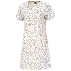 Bedrucktes Damen Nachthemd, kurzarm