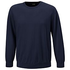 Pull à encolure arrondie pour hommes, doux et contenant du cachemire